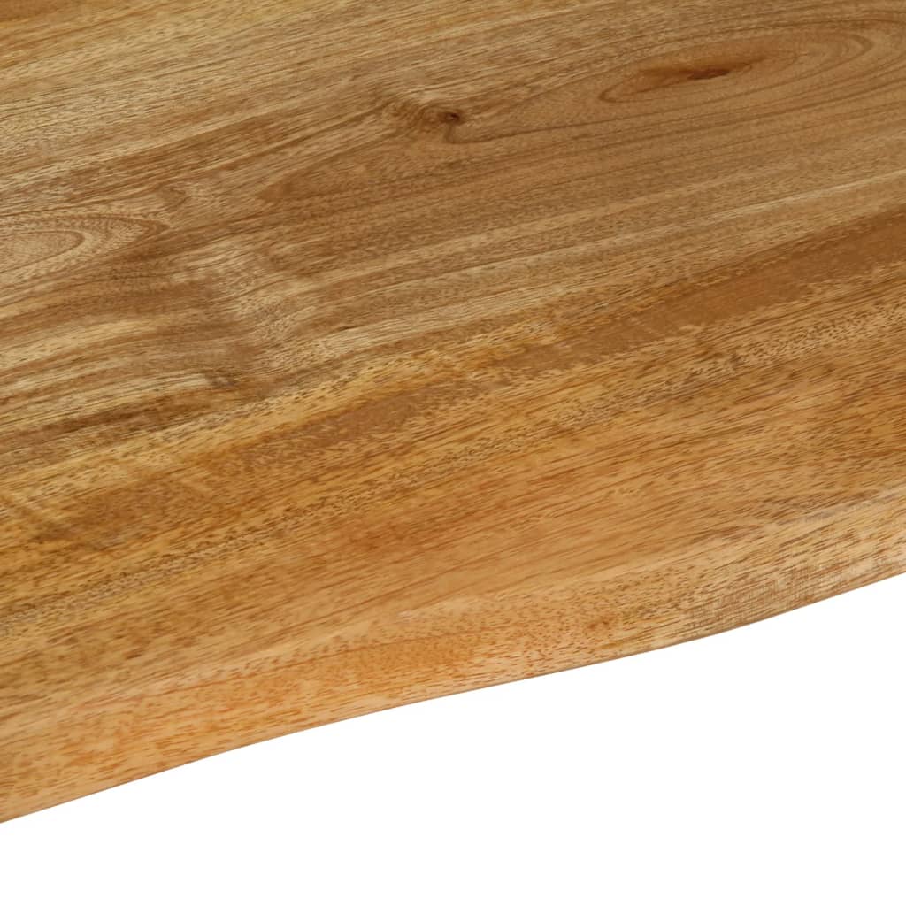 Tischplatte mit Baumkante 110x60x2,5 cm Massivholz Mango
